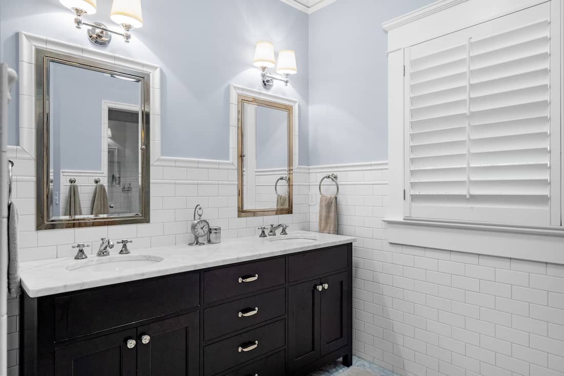 Primary bath in Virginia Highland Bungalow